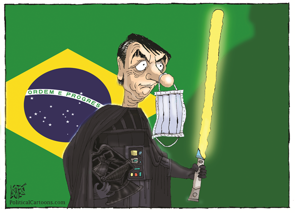 Bolsano Wars vs Corona by Nikola Listes, Croatia, politicalcartoons.com